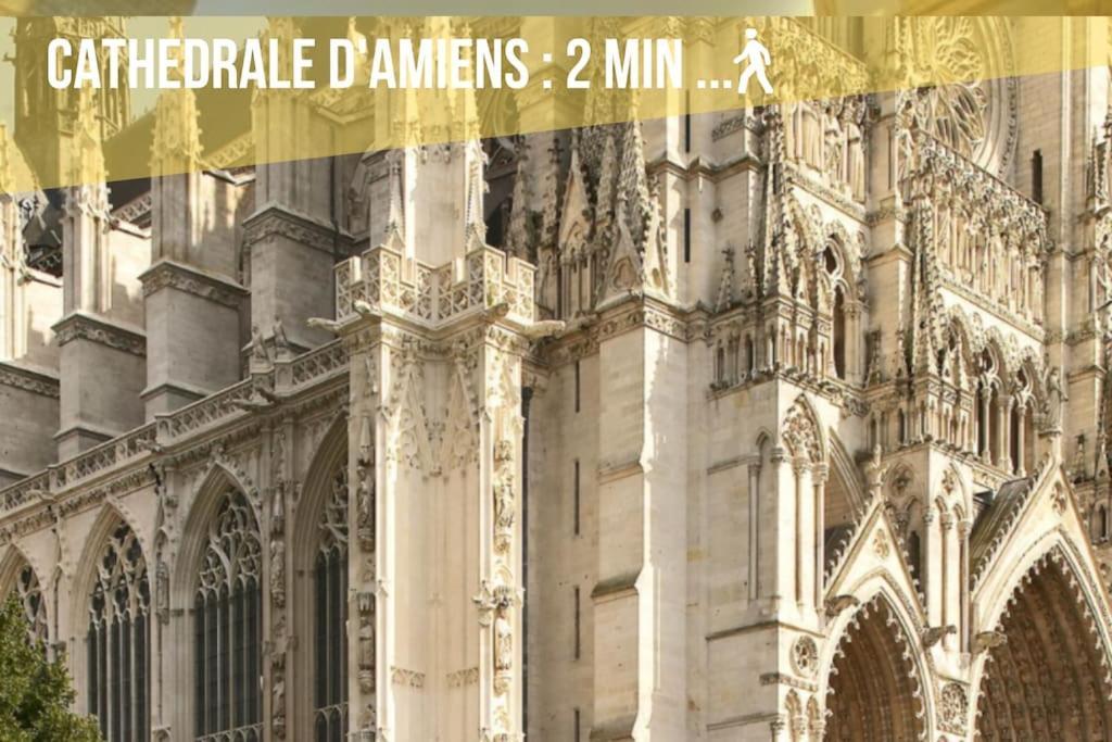 アミアンLes Perles Amienoises Gold Pearl Hyper Centreアパートメント エクステリア 写真